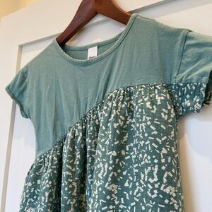 •Open Edit• Green Patterned Dress